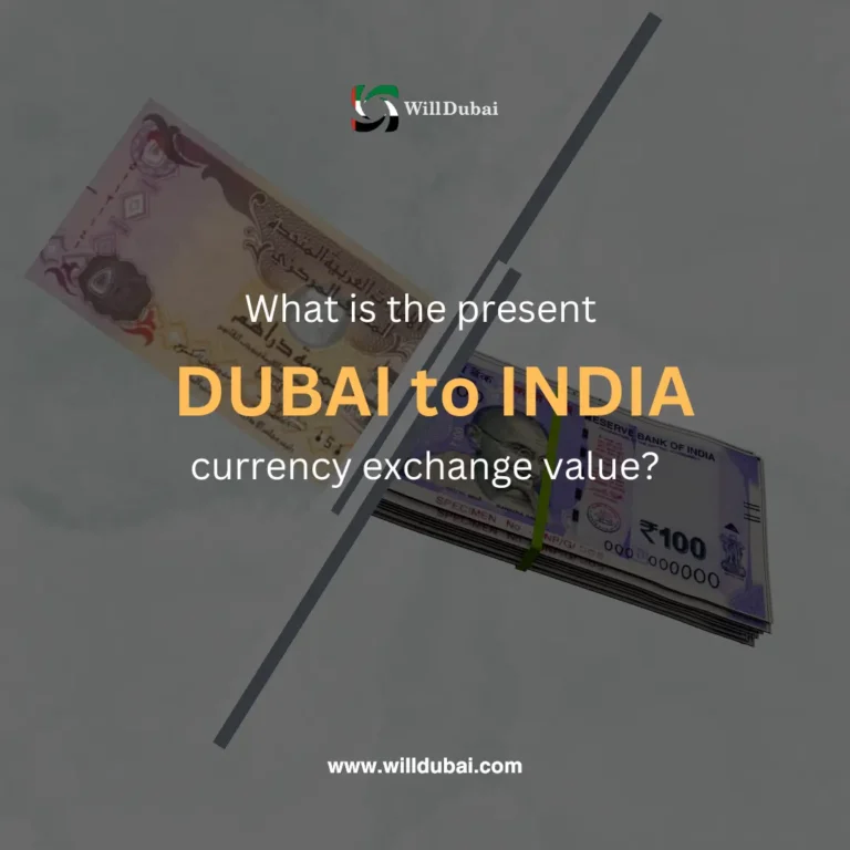 What is the present Dubai to India currency exchange value?